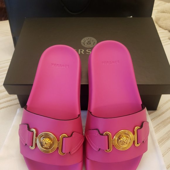 Versace Slides Cerise - Picture 2 of 5
